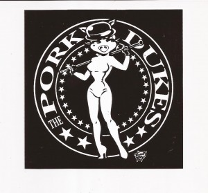 Pork Dukes girl sticker